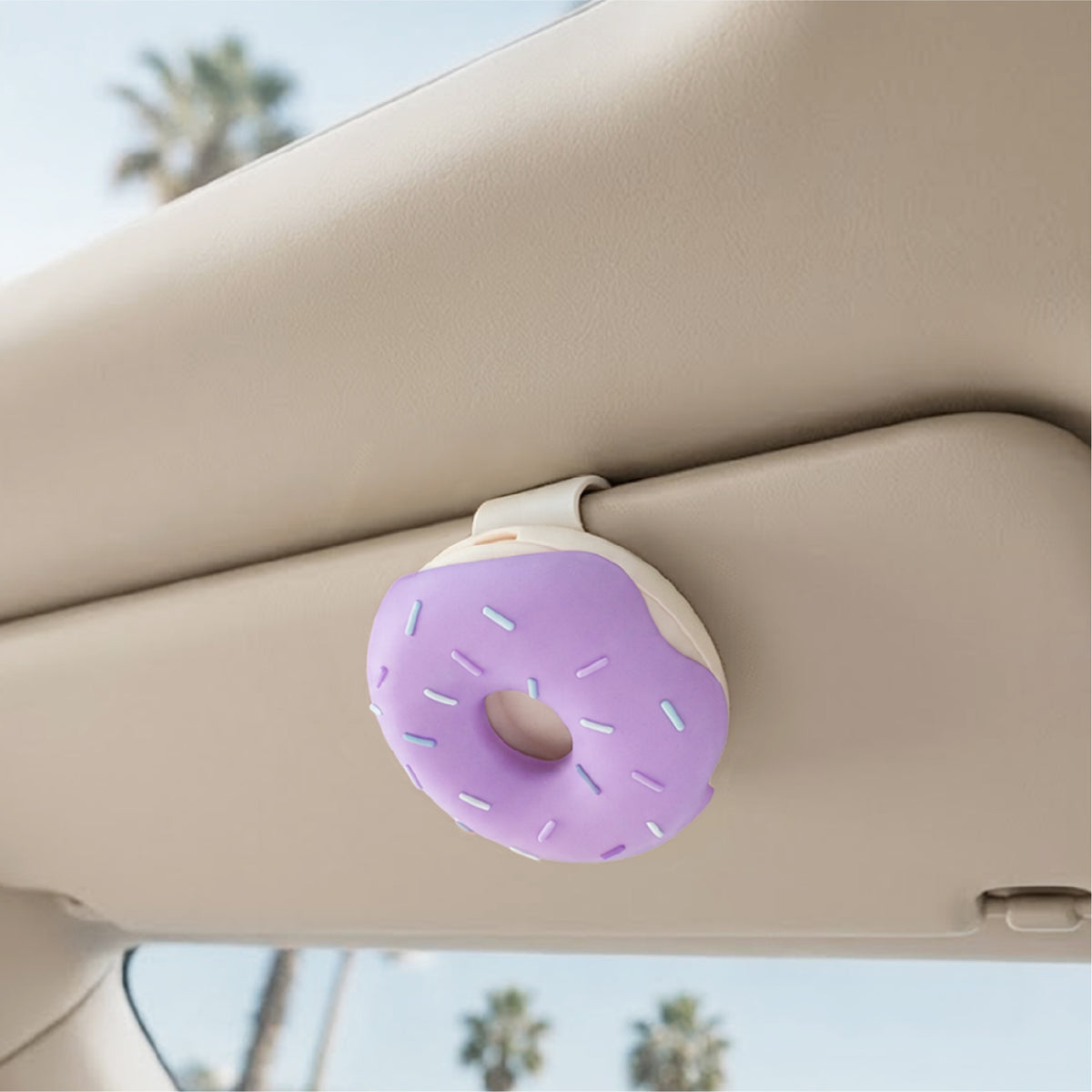 Foody Donut Car Fragrance Starter Kit Blueberry Sugar