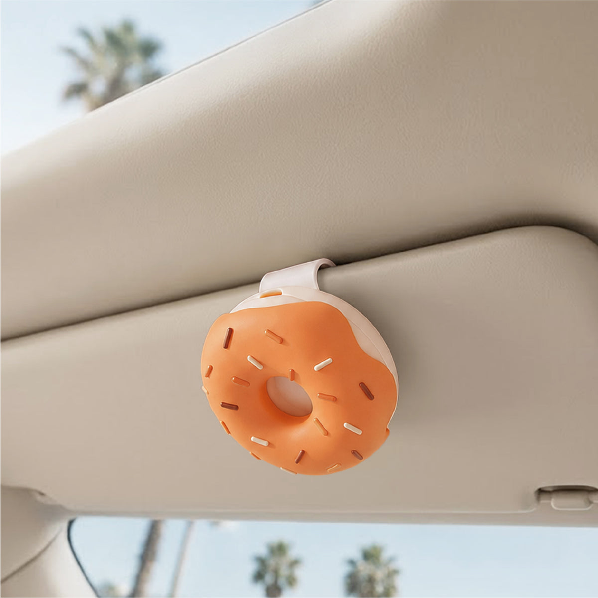 Foody Donut Car Fragrance Starter Kit Spiced Pumpkin